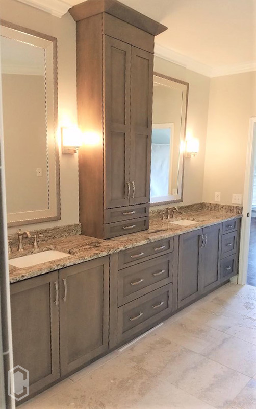 Master bathroom vanity 2